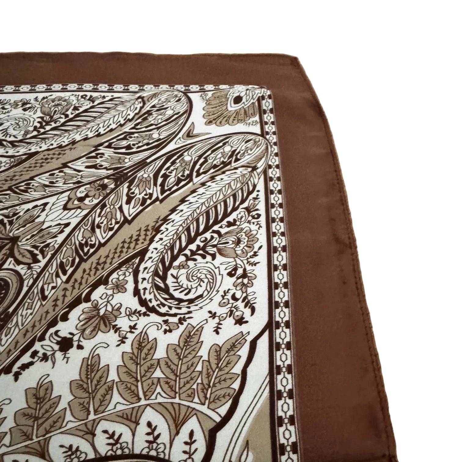 Foulard Paisley Braun | LINETA
