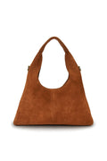 MALORIE Wildleder Tasche Camel – Damen Umhängetasche Kamelbraun