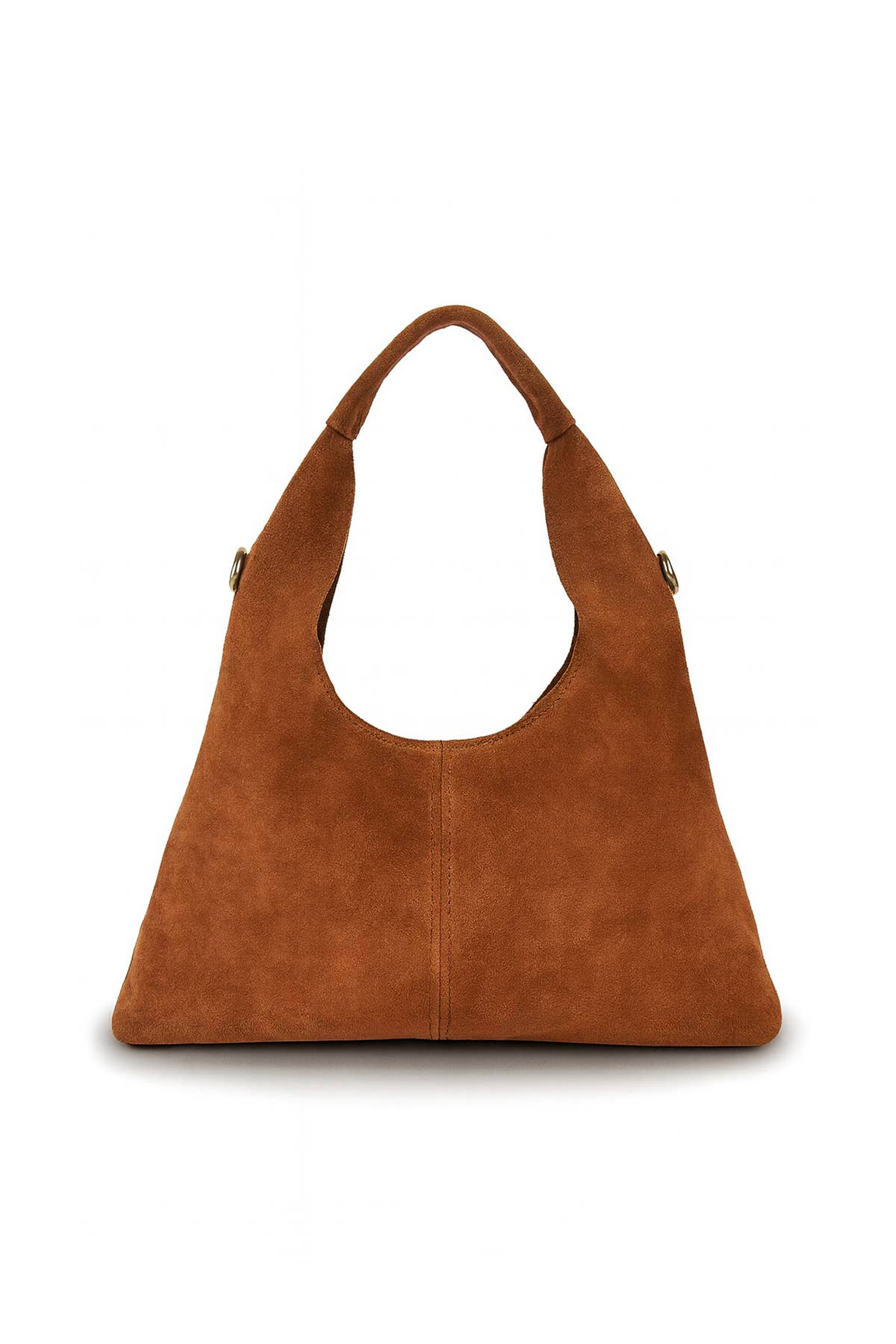MALORIE Wildleder Tasche Camel – Damen Umhängetasche Kamelbraun