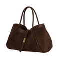 Ledertasche aus Wildleder