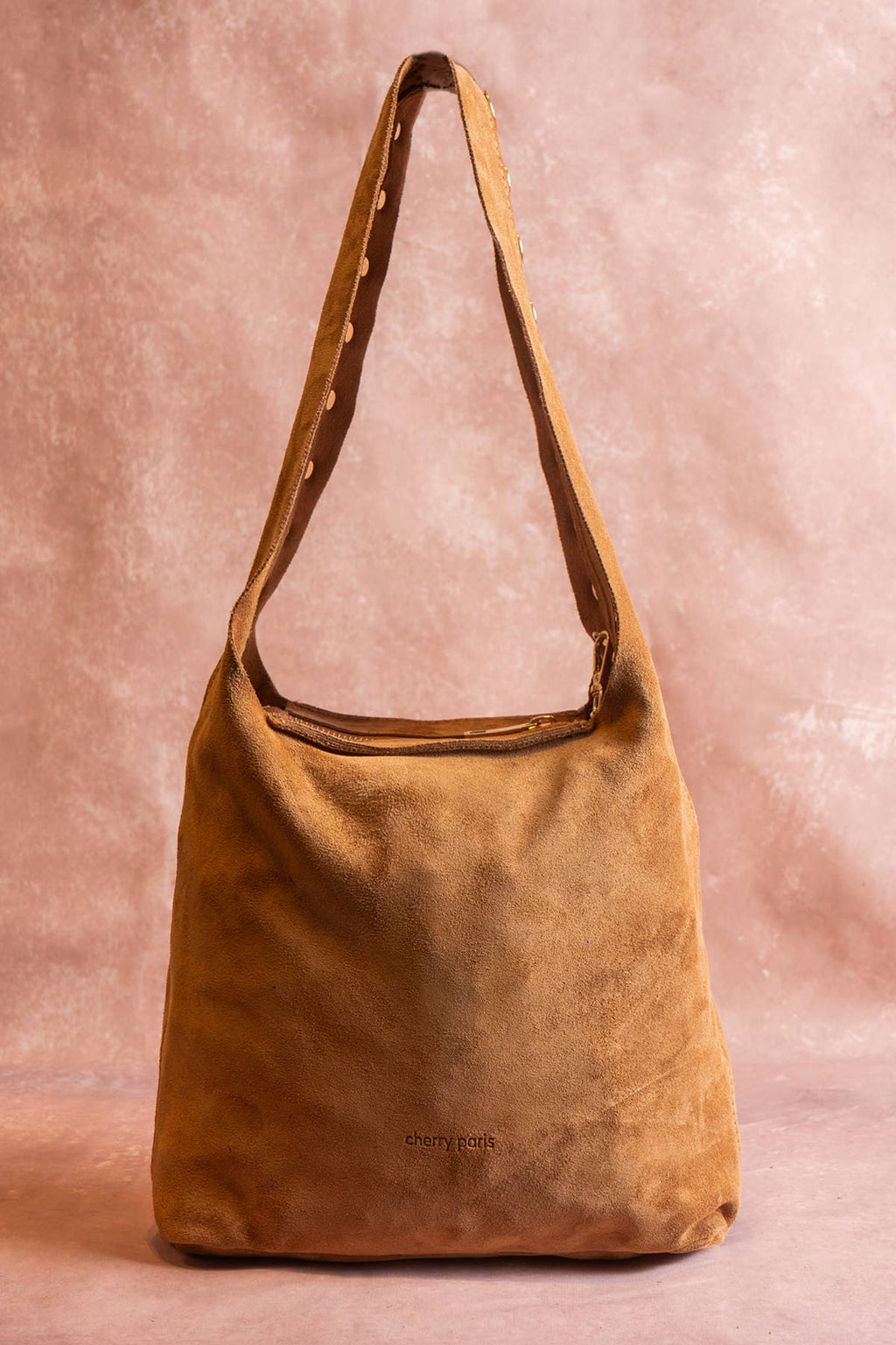 ALEXANE Wildleder Tasche Kamel – Premium Damen Handtasche Braun