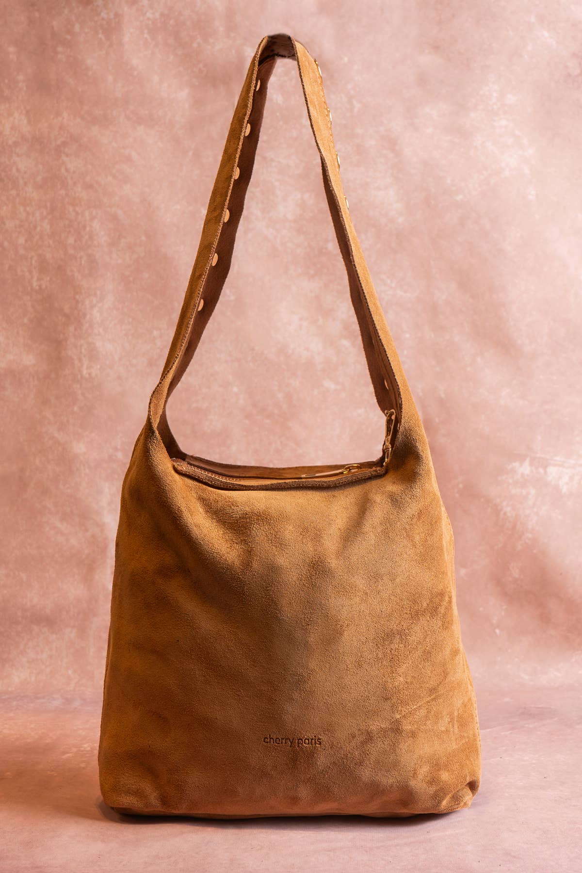 ALEXANE Wildleder Tasche Kamel – Premium Damen Handtasche Braun