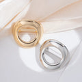 Schalring organisch gold und silber Duo