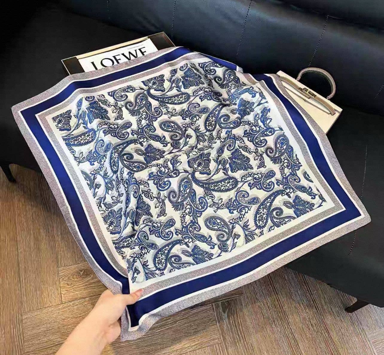 Foulard Bandana blau