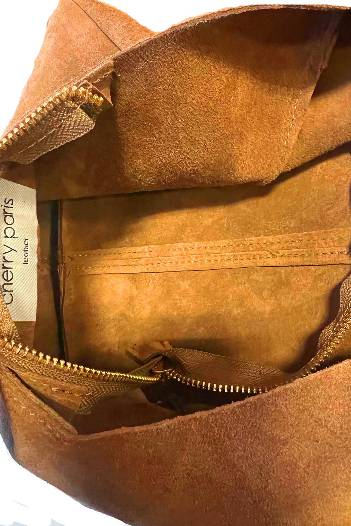 MALORIE Wildleder Tasche Camel – Damen Umhängetasche Kamelbraun
