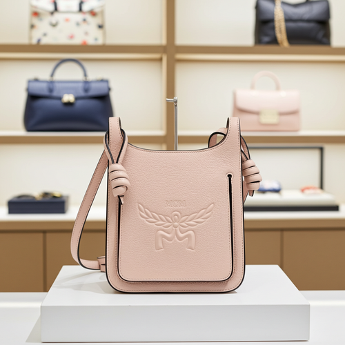 MCM Mini Himmel Umhängetasche Rosa