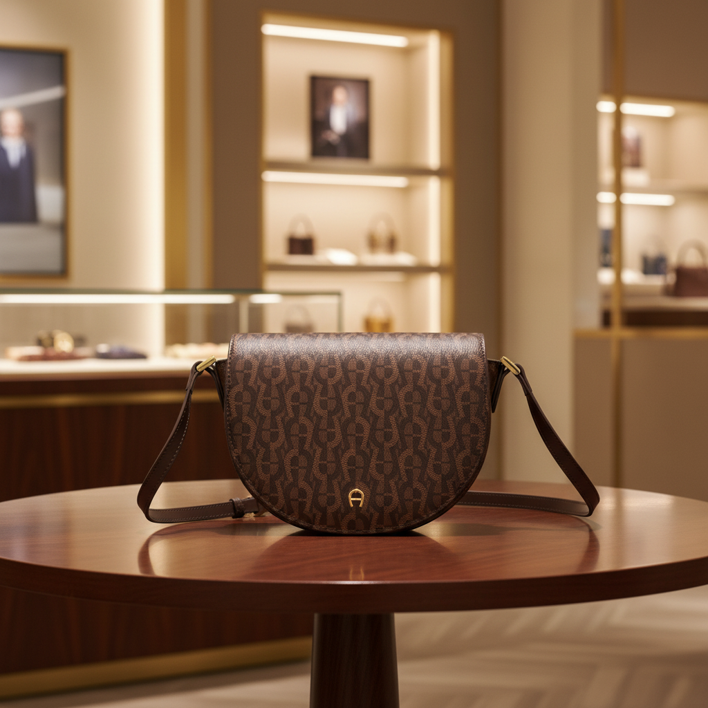 AIGNER "Joy Icon" shoulder bag with logo print