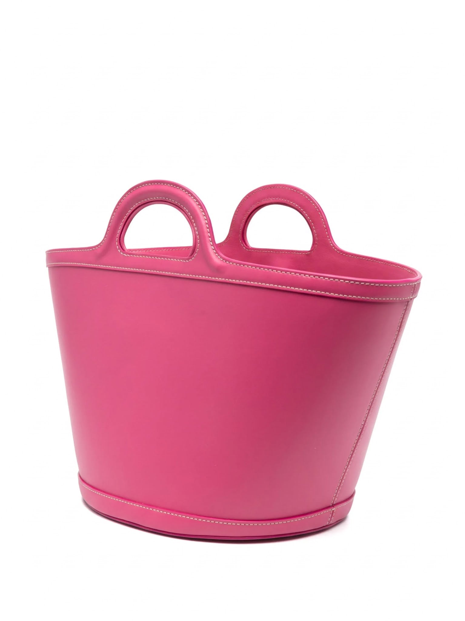 Marni Tropicalia Shopper Tasche fuchsia pink Rückseite 