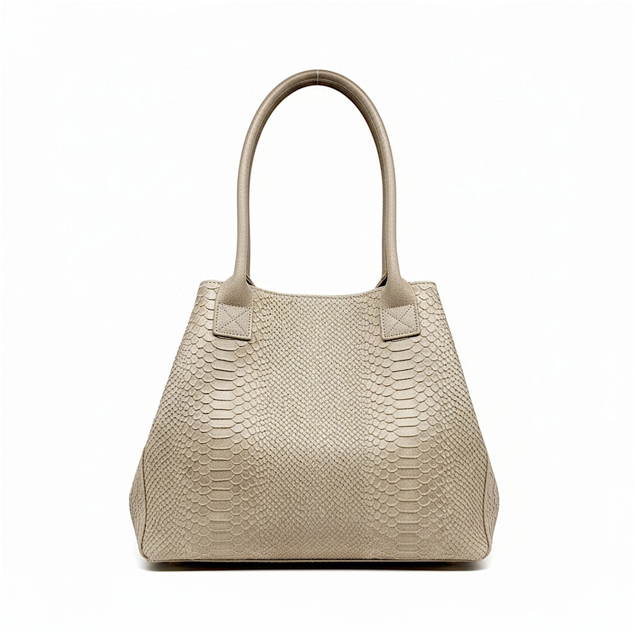 LOLA Leder Handtasche Python-Prägung – Elegante Damen Crossbody Bag