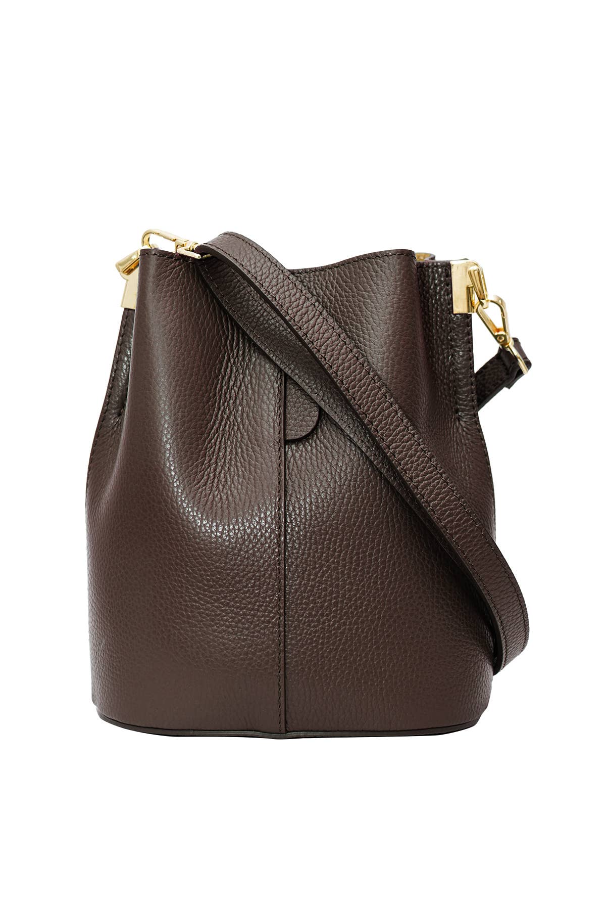 LILWENN Handtasche Schokolade – Elegante Damen Henkeltasche aus Echtleder