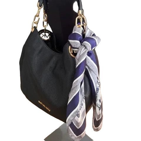 Michael Kors Lillie Large Chain Shoulder Tote Schwarz