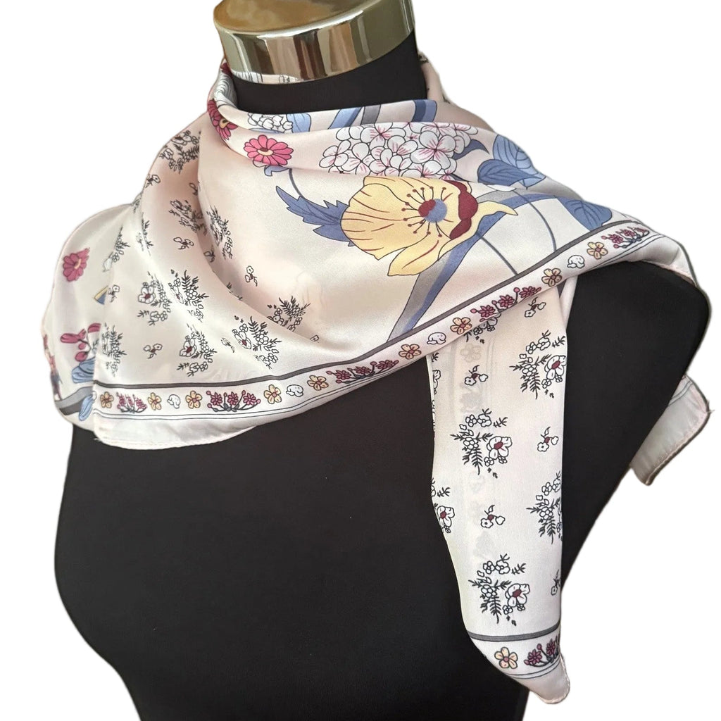Foulard Floral Rosa | LINETA
