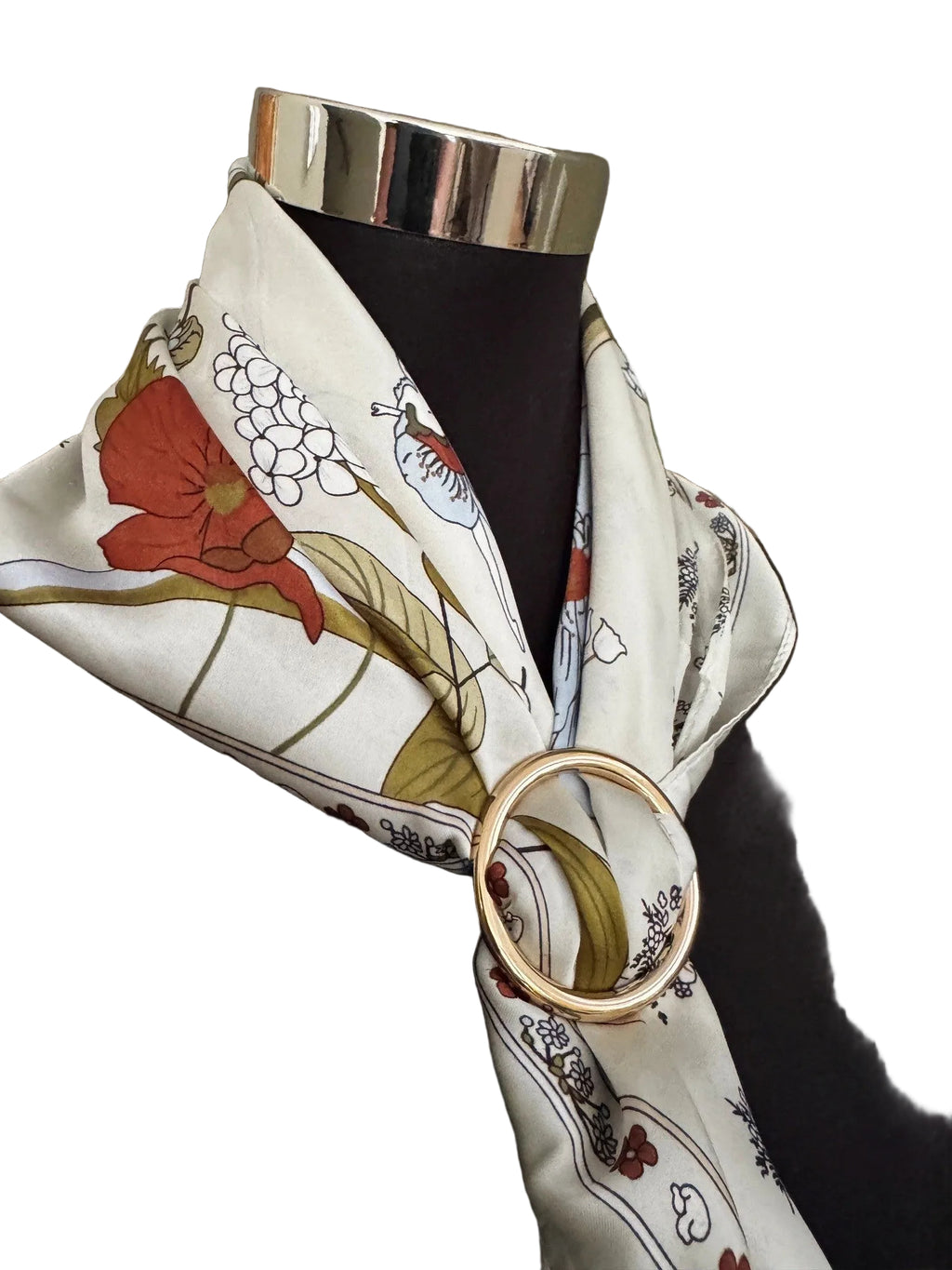 Foulard Floral Lindgrün | LINETA