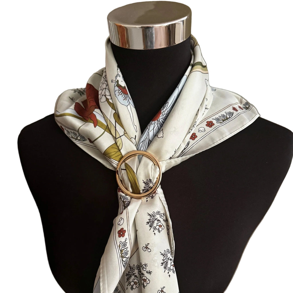 Foulard Floral Lindgrün | LINETA